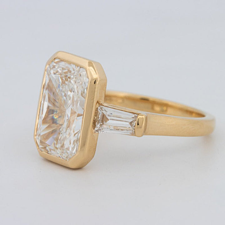 5 CT Bezel Set Radiant Cut Ring (LG) - ZIZOV DIAMONDS