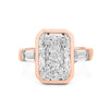 5 CT Bezel Set Radiant Cut Ring (LG) - ZIZOV DIAMONDS