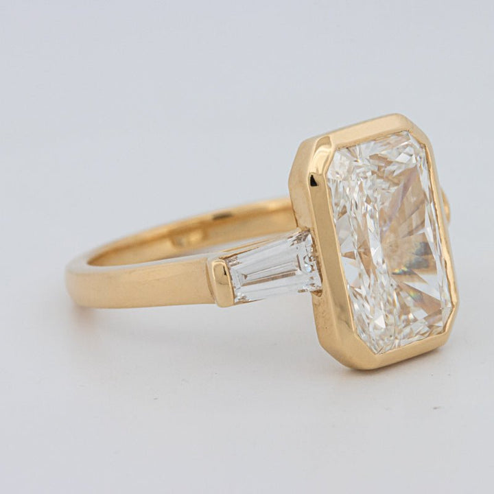 5 CT Bezel Set Radiant Cut Ring (LG) - ZIZOV DIAMONDS