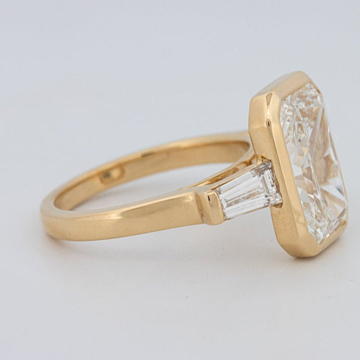 5 CT Bezel Set Radiant Cut Ring (LG) - ZIZOV DIAMONDS