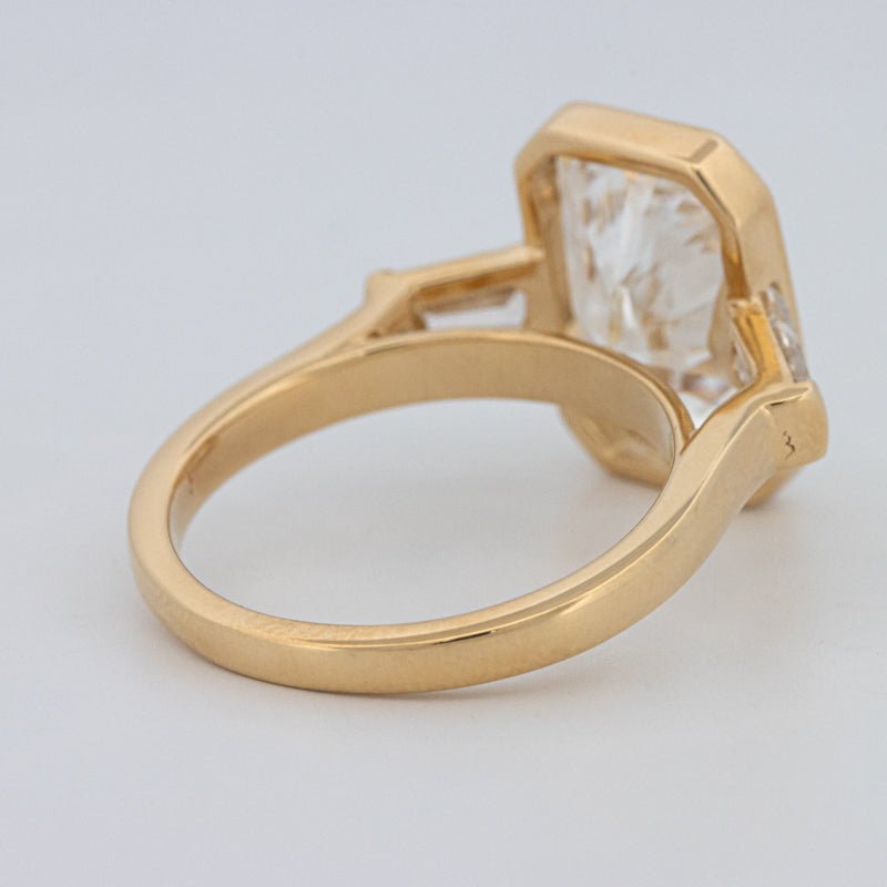 5 CT Bezel Set Radiant Cut Ring (LG) - ZIZOV DIAMONDS