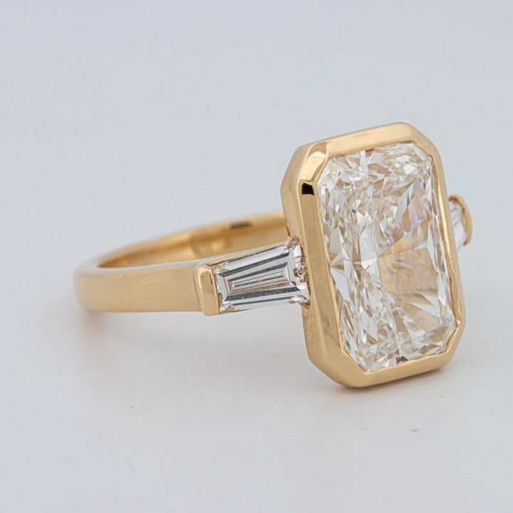 5 CT Bezel Set Radiant Cut Ring (LG) - ZIZOV DIAMONDS