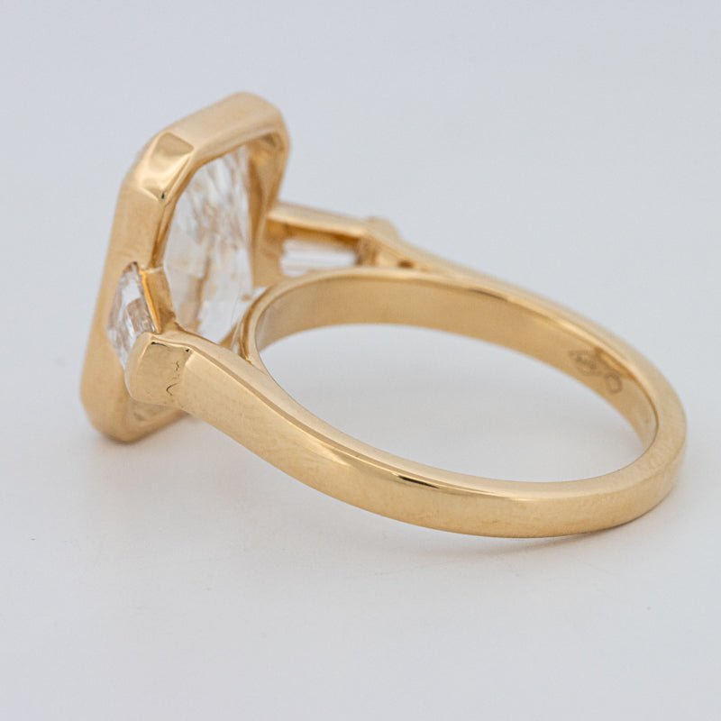 5 CT Bezel Set Radiant Cut Ring (LG) - ZIZOV DIAMONDS