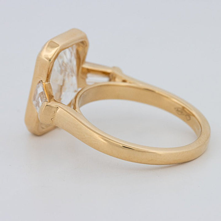 5 CT Bezel Set Radiant Cut Ring (LG) - ZIZOV DIAMONDS