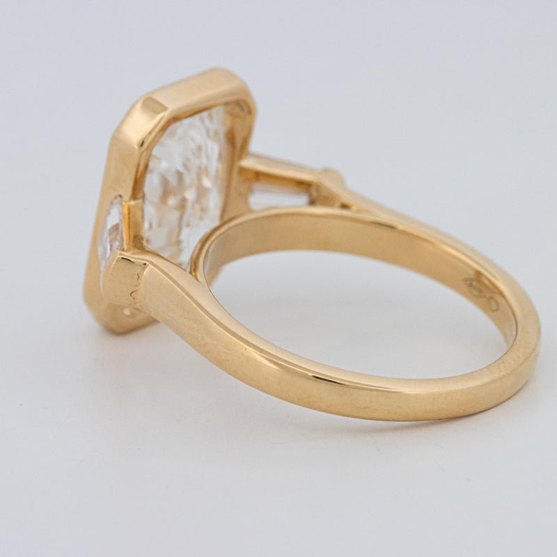 5 CT Bezel Set Radiant Cut Ring (LG) - ZIZOV DIAMONDS