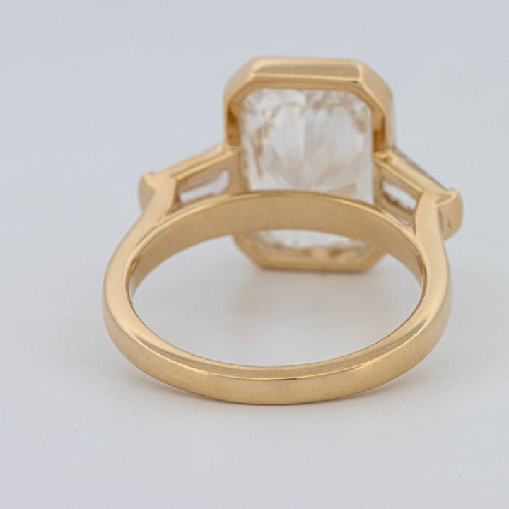 5 CT Bezel Set Radiant Cut Ring (LG) - ZIZOV DIAMONDS