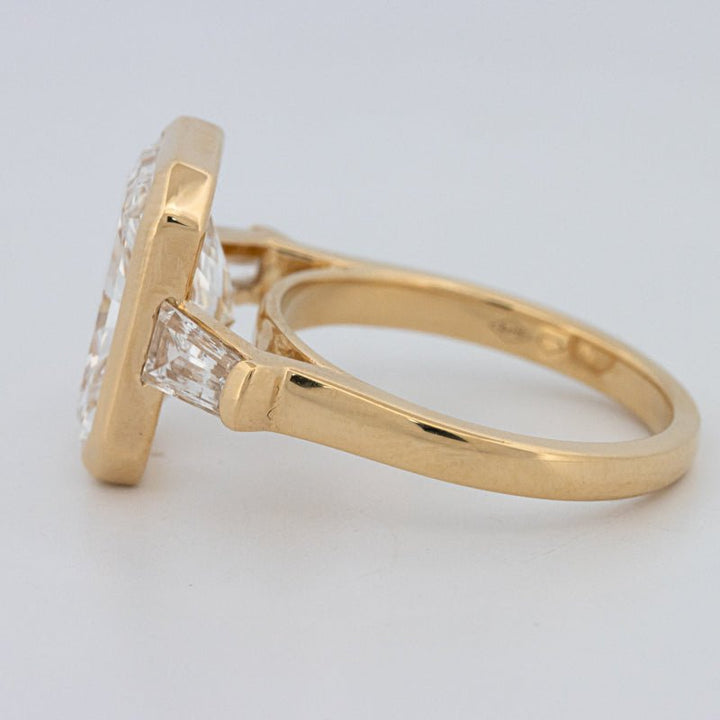 5 CT Bezel Set Radiant Cut Ring (LG) - ZIZOV DIAMONDS