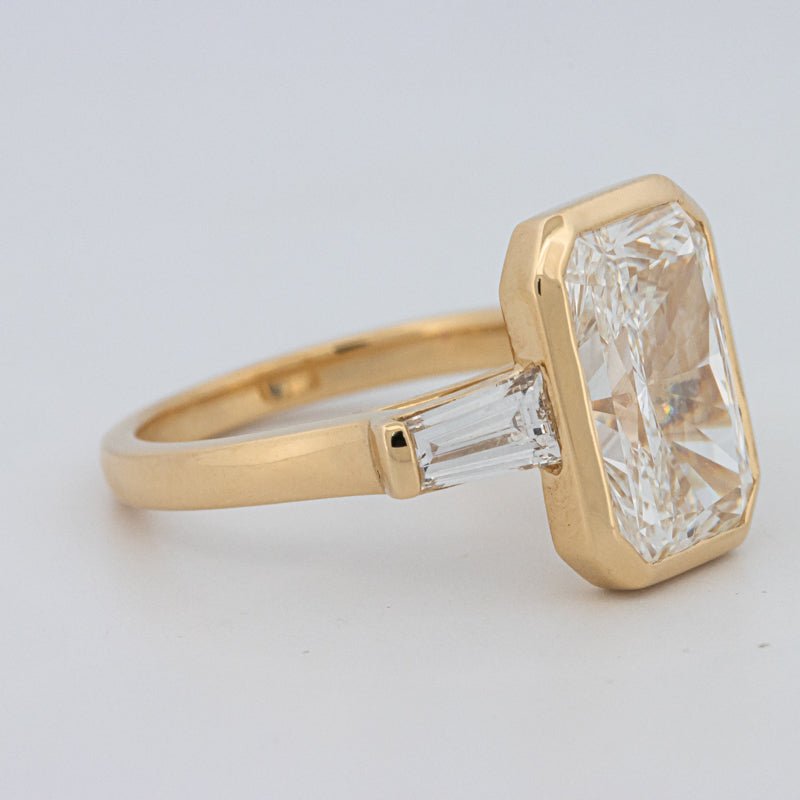 5 CT Bezel Set Radiant Cut Ring (LG) - ZIZOV DIAMONDS