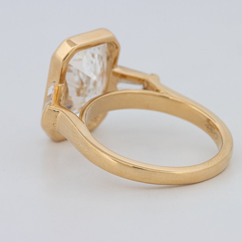 5 CT Bezel Set Radiant Cut Ring (LG) - ZIZOV DIAMONDS