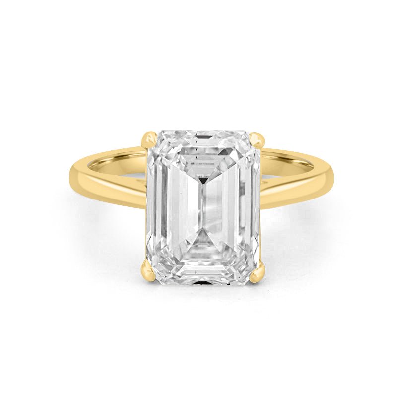 5 CT Classic Emerald Cut Solitaire (LG) - ZIZOV DIAMONDS