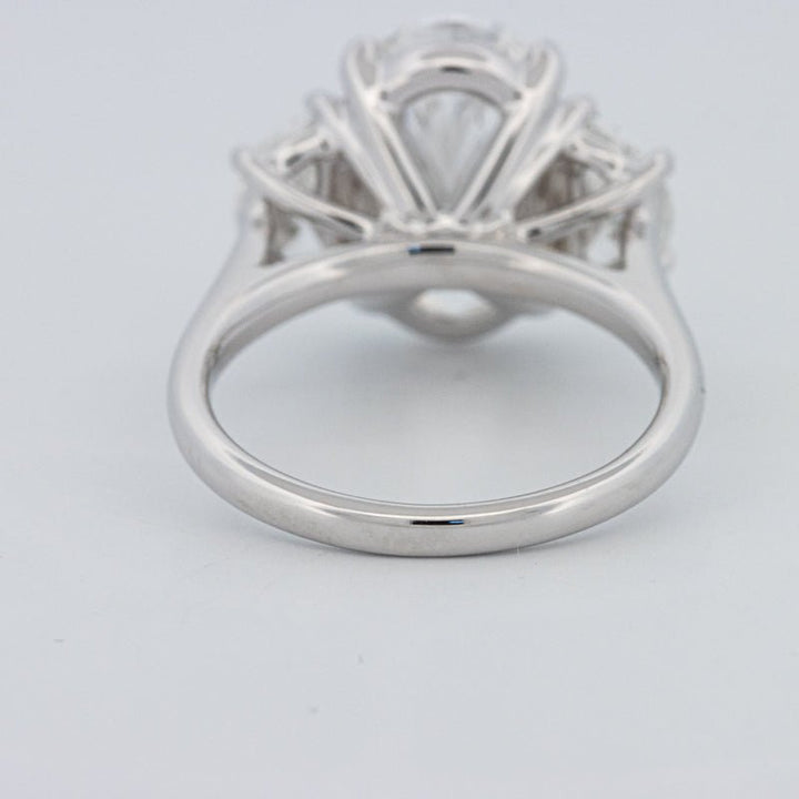 5 CT "Moonlight" Oval Trilogy Ring (LG) - ZIZOV DIAMONDS