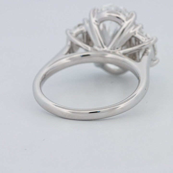 5 CT "Moonlight" Oval Trilogy Ring (LG) - ZIZOV DIAMONDS