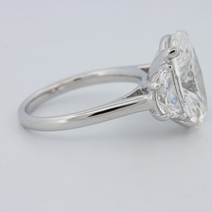 5 CT "Moonlight" Oval Trilogy Ring (LG) - ZIZOV DIAMONDS