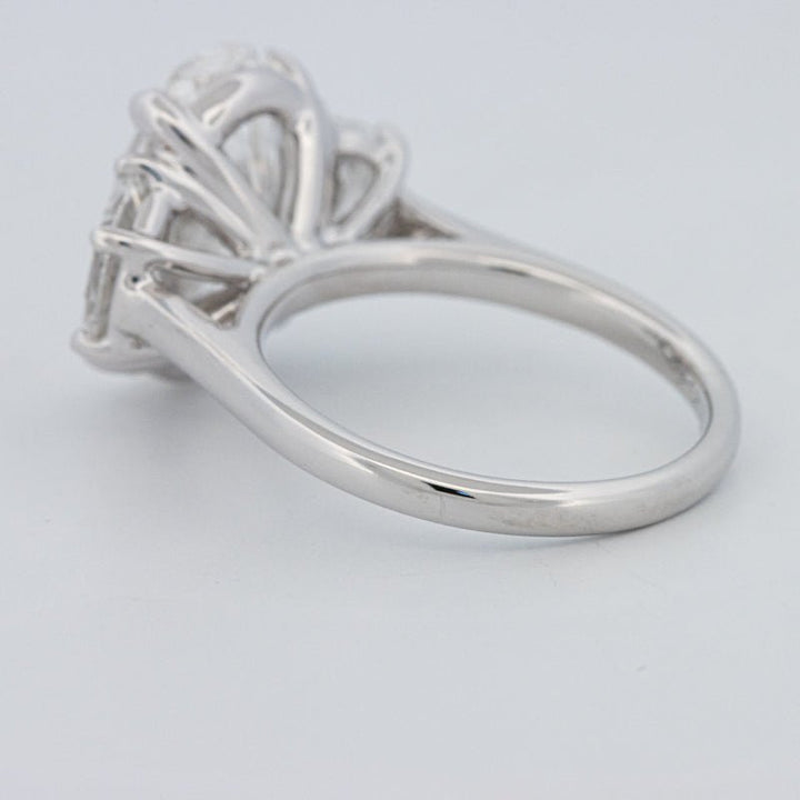 5 CT "Moonlight" Oval Trilogy Ring (LG) - ZIZOV DIAMONDS