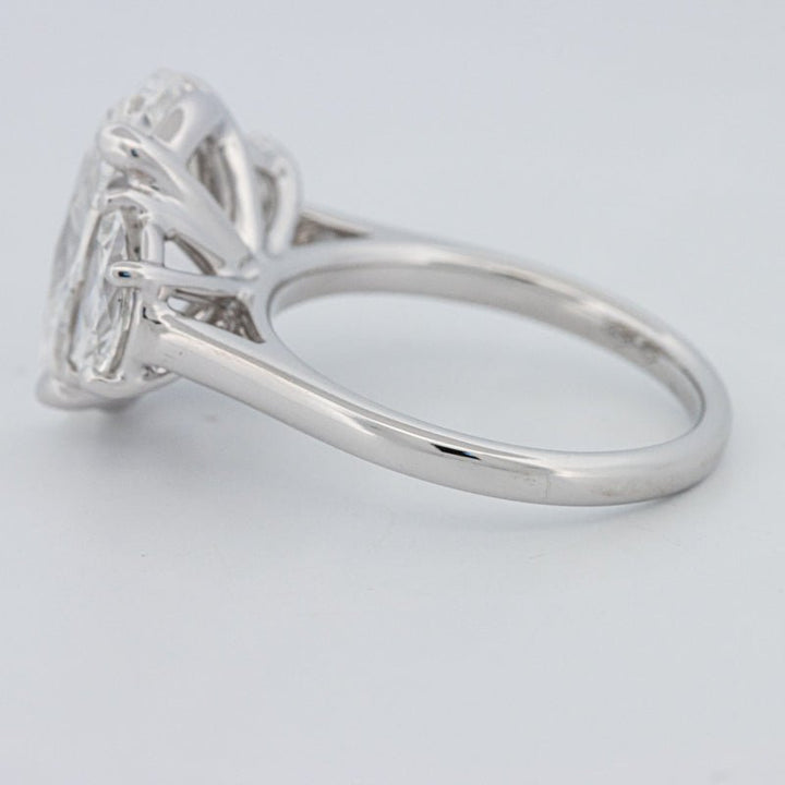 5 CT "Moonlight" Oval Trilogy Ring (LG) - ZIZOV DIAMONDS