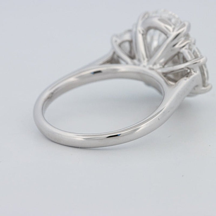 5 CT "Moonlight" Oval Trilogy Ring (LG) - ZIZOV DIAMONDS