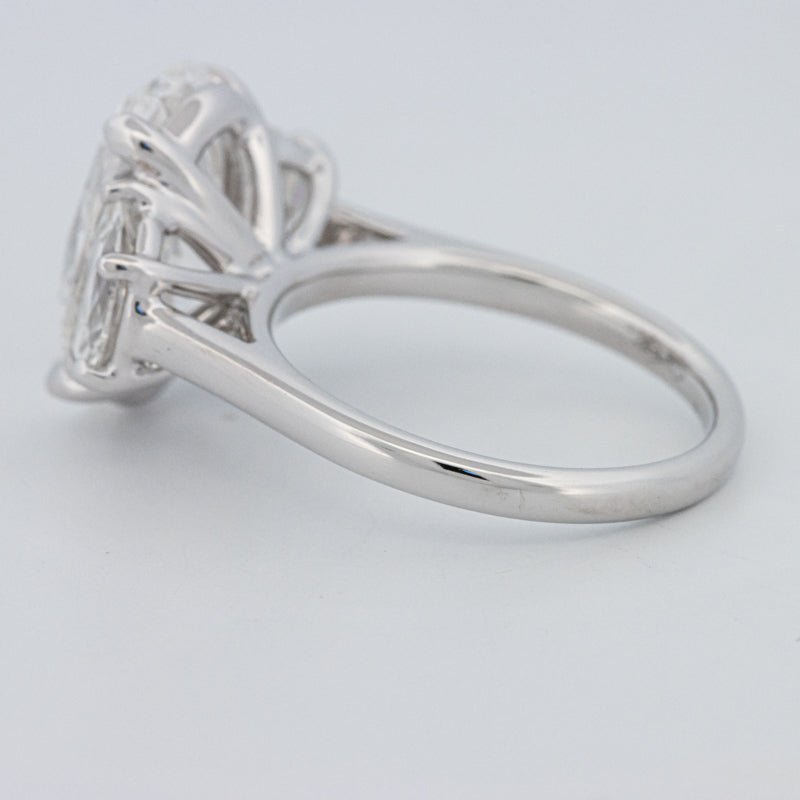 5 CT "Moonlight" Oval Trilogy Ring (LG) - ZIZOV DIAMONDS