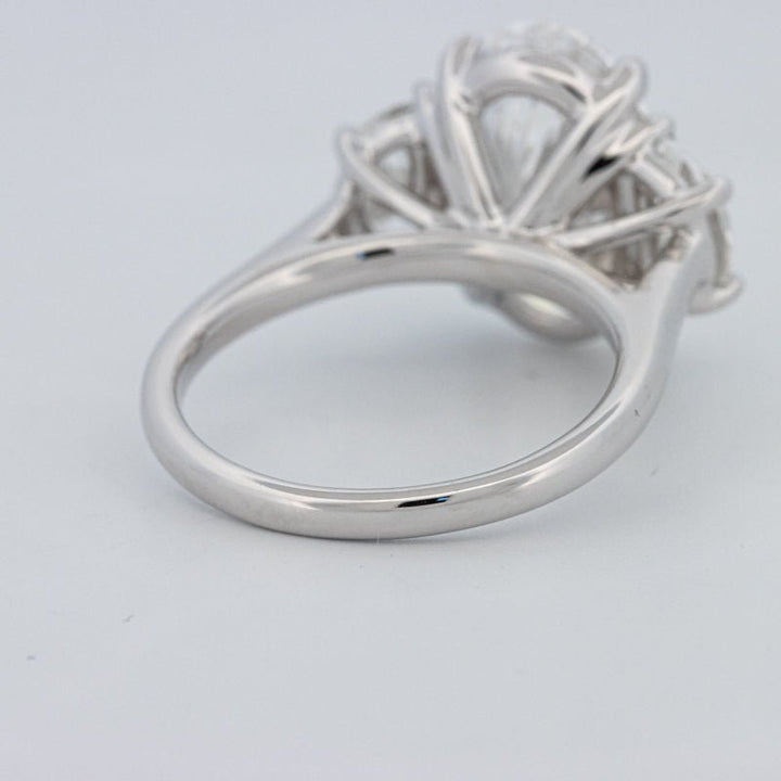 5 CT "Moonlight" Oval Trilogy Ring (LG) - ZIZOV DIAMONDS