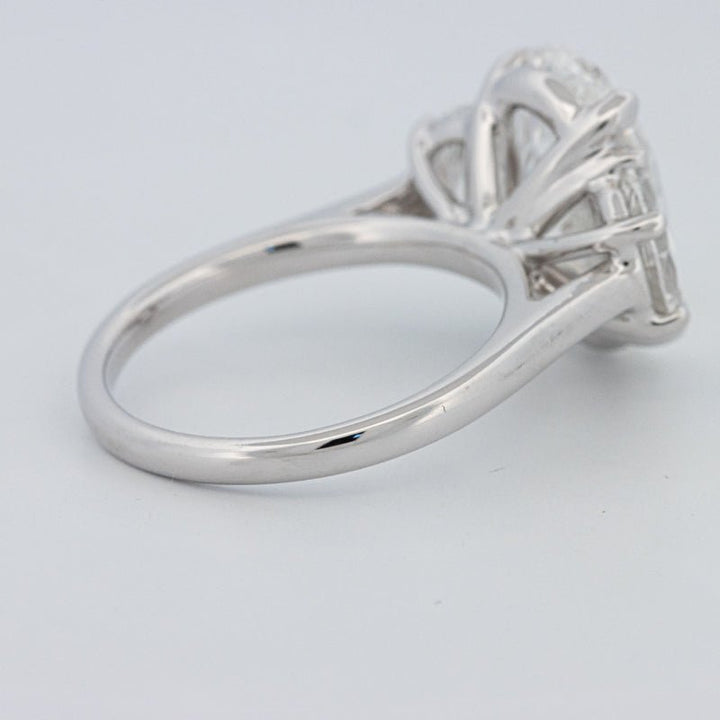 5 CT "Moonlight" Oval Trilogy Ring (LG) - ZIZOV DIAMONDS