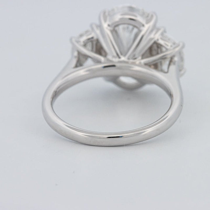 5 CT "Moonlight" Oval Trilogy Ring (LG) - ZIZOV DIAMONDS
