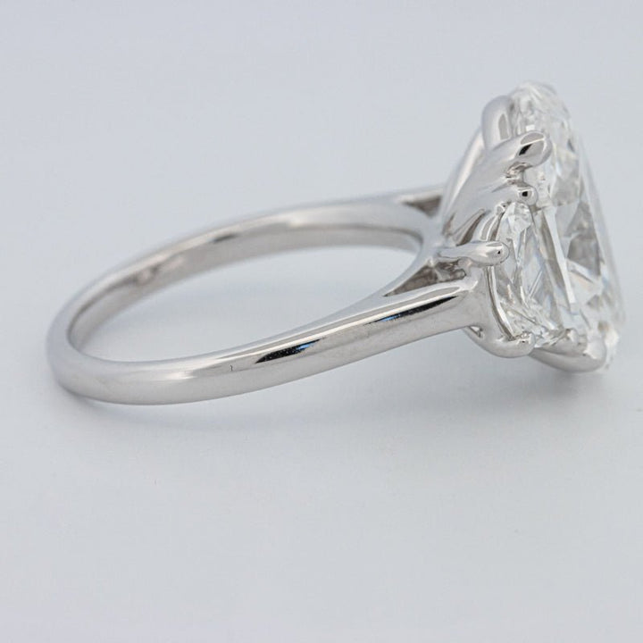 5 CT "Moonlight" Oval Trilogy Ring (LG) - ZIZOV DIAMONDS