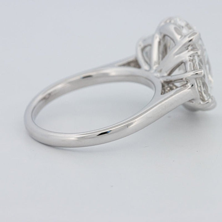 5 CT "Moonlight" Oval Trilogy Ring (LG) - ZIZOV DIAMONDS