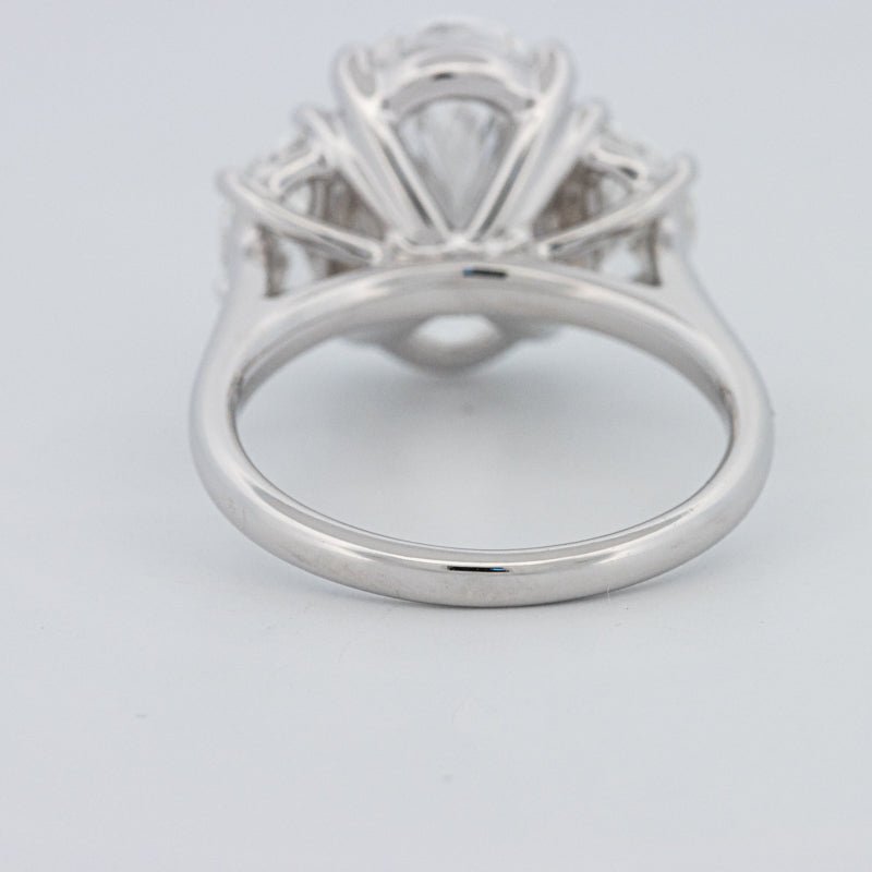 5 CT "Moonlight" Oval Trilogy Ring (LG) - ZIZOV DIAMONDS