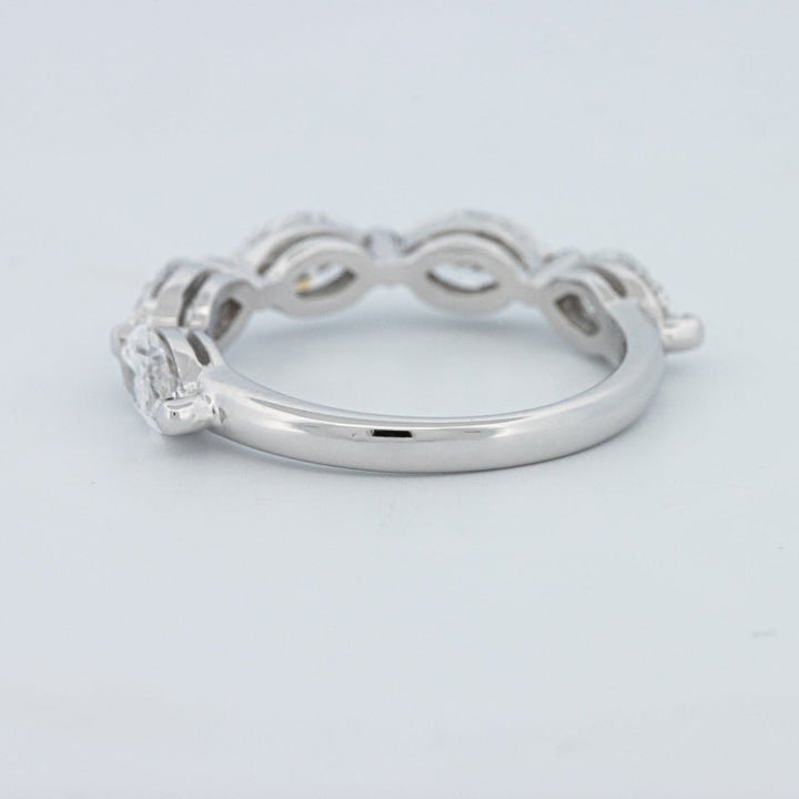 5 Half Marquise Floating Eternity Ring (LG) - ZIZOV DIAMONDS