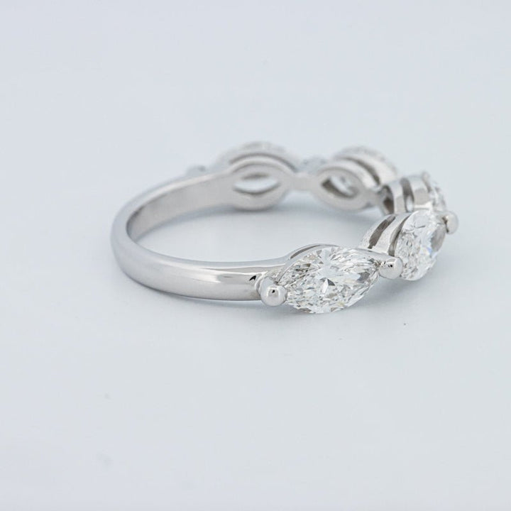 5 Half Marquise Floating Eternity Ring (LG) - ZIZOV DIAMONDS