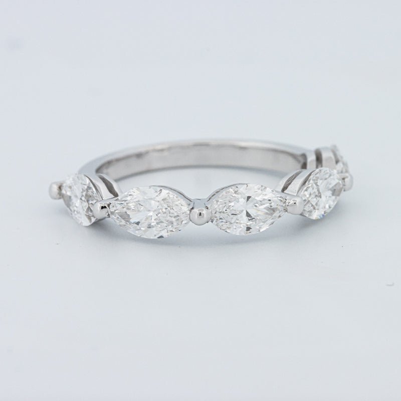 5 Half Marquise Floating Eternity Ring (LG) - ZIZOV DIAMONDS