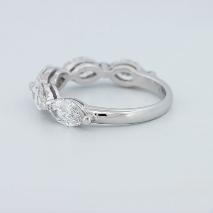 5 Half Marquise Floating Eternity Ring (LG) - ZIZOV DIAMONDS