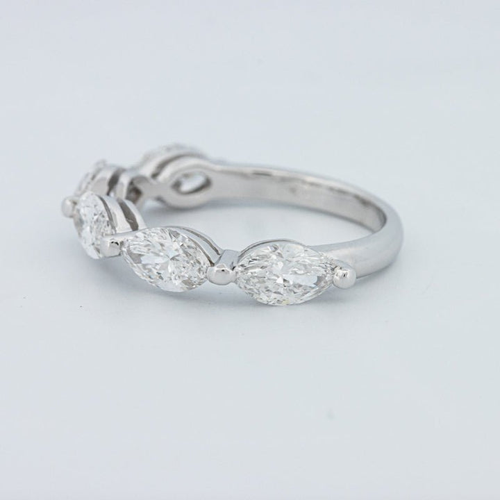 5 Half Marquise Floating Eternity Ring (LG) - ZIZOV DIAMONDS