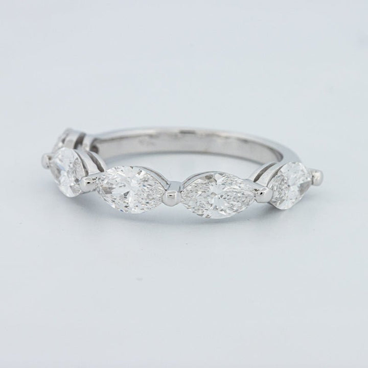5 Half Marquise Floating Eternity Ring (LG) - ZIZOV DIAMONDS