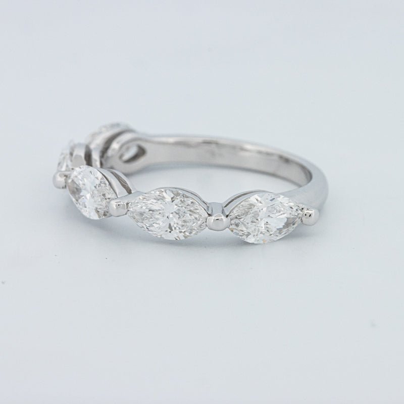5 Half Marquise Floating Eternity Ring (LG) - ZIZOV DIAMONDS