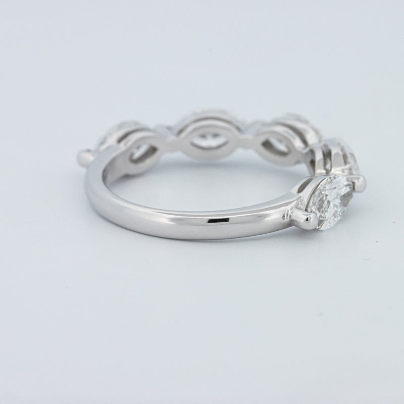 5 Half Marquise Floating Eternity Ring (LG) - ZIZOV DIAMONDS