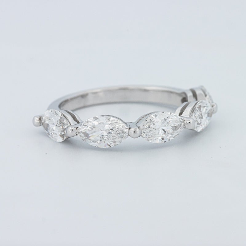 5 Half Marquise Floating Eternity Ring (LG) - ZIZOV DIAMONDS