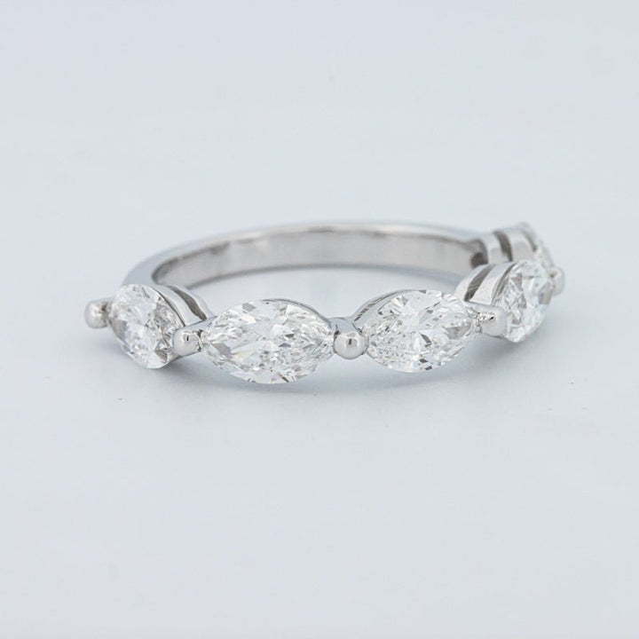 5 Half Marquise Floating Eternity Ring (LG) - ZIZOV DIAMONDS