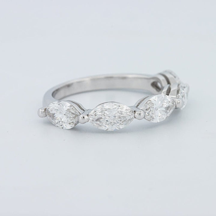 5 Half Marquise Floating Eternity Ring (LG) - ZIZOV DIAMONDS