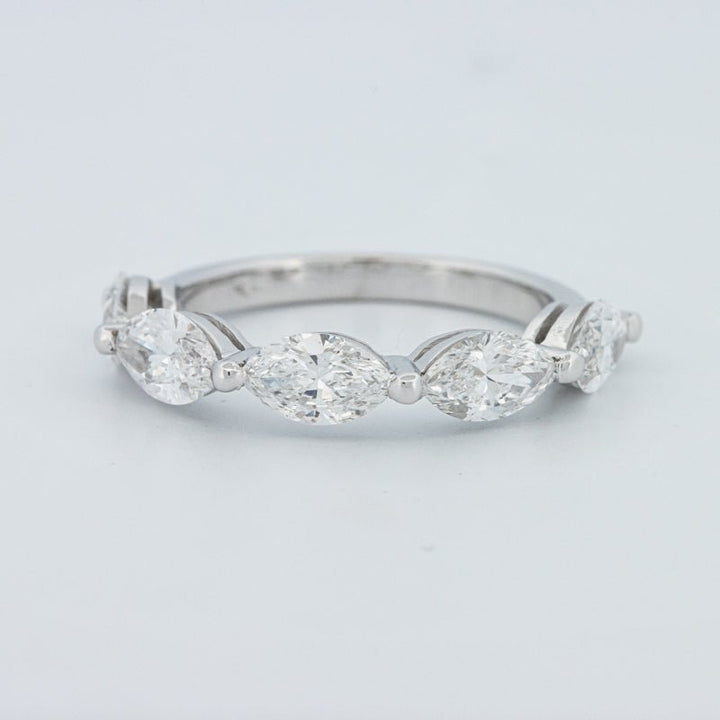 5 Half Marquise Floating Eternity Ring (LG) - ZIZOV DIAMONDS