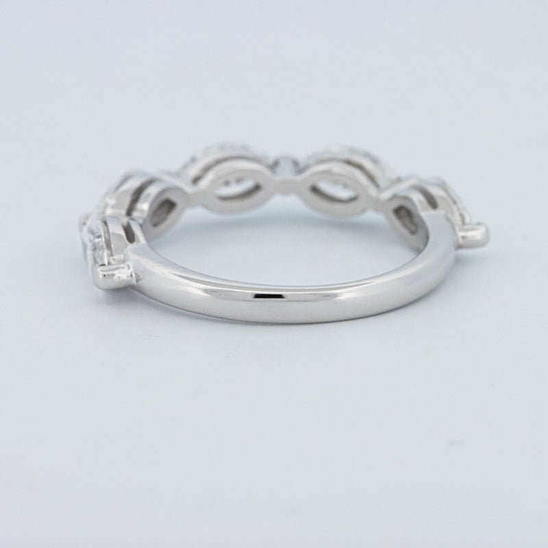 5 Half Marquise Floating Eternity Ring (LG) - ZIZOV DIAMONDS