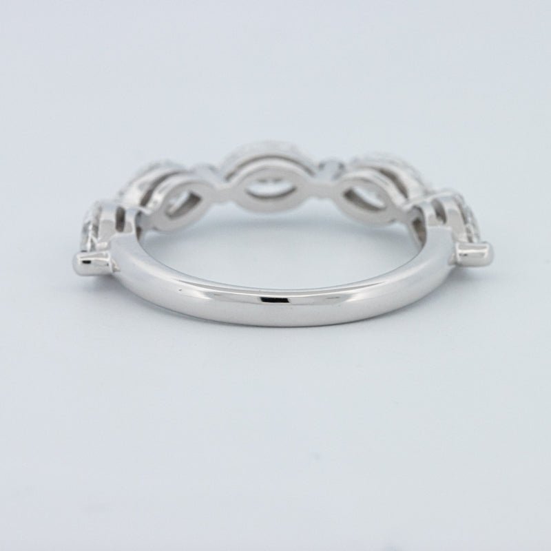 5 Half Marquise Floating Eternity Ring (LG) - ZIZOV DIAMONDS