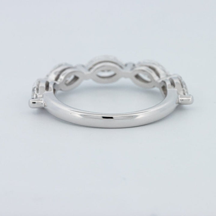 5 Half Marquise Floating Eternity Ring (LG) - ZIZOV DIAMONDS