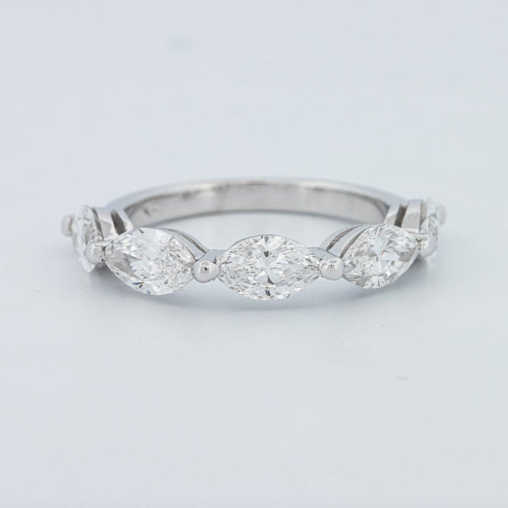 5 Half Marquise Floating Eternity Ring (LG) - ZIZOV DIAMONDS
