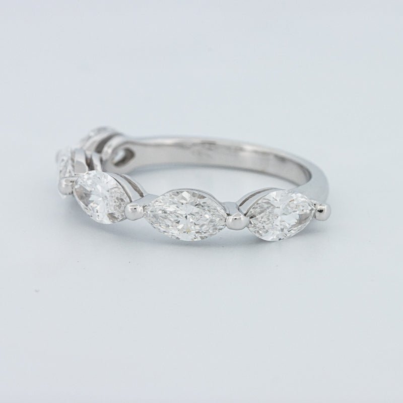 5 Half Marquise Floating Eternity Ring (LG) - ZIZOV DIAMONDS