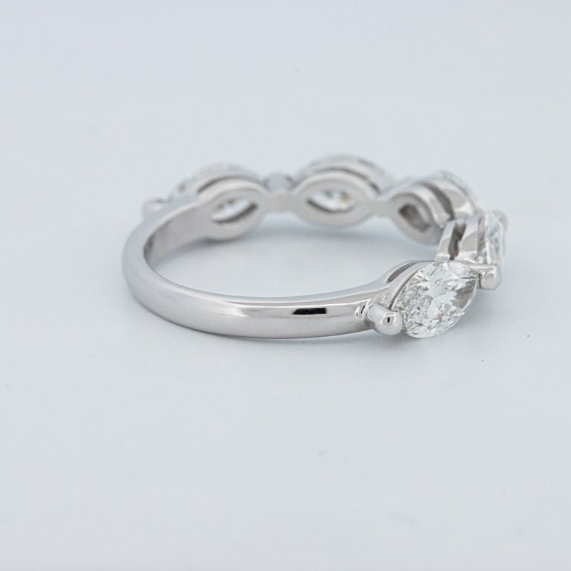 5 Half Marquise Floating Eternity Ring (LG) - ZIZOV DIAMONDS