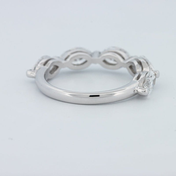 5 Half Marquise Floating Eternity Ring (LG) - ZIZOV DIAMONDS