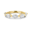 5 Half Marquise Floating Eternity Ring (LG) - ZIZOV DIAMONDS