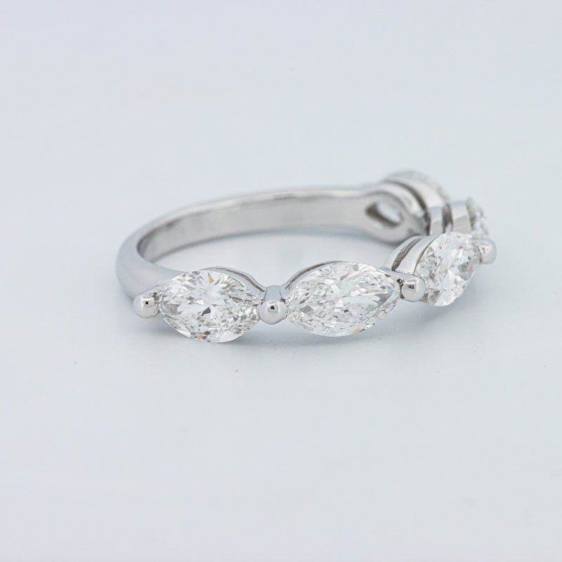 5 Half Marquise Floating Eternity Ring (LG) - ZIZOV DIAMONDS