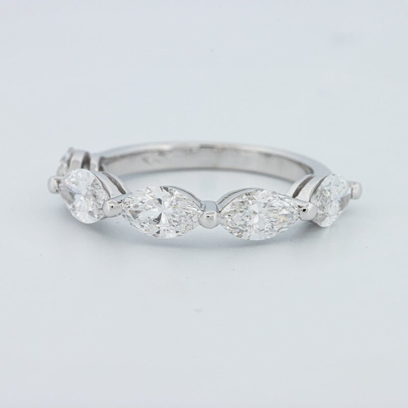 5 Half Marquise Floating Eternity Ring (LG) - ZIZOV DIAMONDS