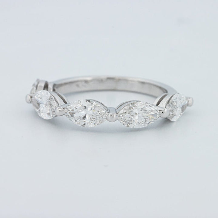 5 Half Marquise Floating Eternity Ring (LG) - ZIZOV DIAMONDS